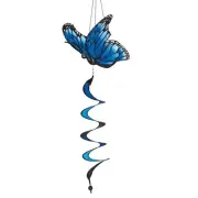 Blue Morpho Theme Twister Butterfly Windsock