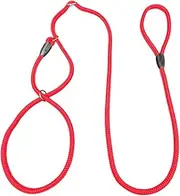 L&J Pets UK All in one Headcollar Lead/Halter/Head Collar To Anti Stop Pull Fits All Dog (Red)