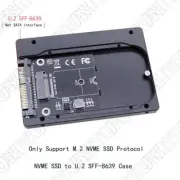 1 x M.2 NVME SSD to U.2 SFF-8639 Adapter Case For 750 DC P3500 P3700 Series SSD