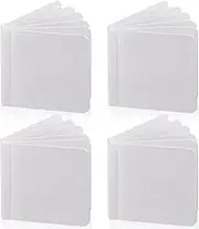 Gueevin 4 Pcs Hardcover Blank Board Book for Kids Chunky Thick Pages White Journal Students Adults Sketching Drawing Story Writing School Office (5 x 5 Inch)
