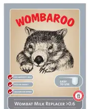 Wombaroo Wombat > 0.6 Milk Replacer - 250g