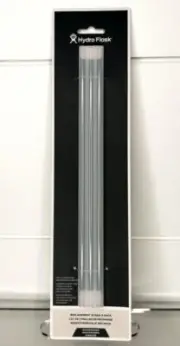 Hydro Flask Replacement Straws 3 Count (Pack of 1) NEW