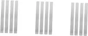 3sets Heavy Duty Bulletin Board Borders Metal Strip for Memo Board Adhesive Backing Strips for Home Decor 4pcs*3