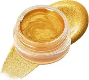 DAGEDA Highlighter Cream, Creamy Highlighter Makeup, Smooth Lightweight Luminizer for Body and Face, Ultra-fine light-reflective particles Highlighting Glow Illumination for Women (01 Champagne Gold)