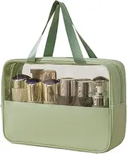 [Generic] Cosmetic Bags - Travel Make Up Bag | Large Capacity Bags & Cases | Cosmetics Organiser Bag | Waterproof Bathroom Accessories, Lightweight Storage Organizer for Men, Women