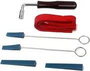 HONITANO 6 Pcs Tuning Lever Tools Kit for Piano Metal Rubber Mute Hammer DIY Set Essential Piano Parts for Players Easy Fixing Learning Experience