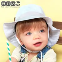 在飛比找momo購物網優惠-【KIETLA】Kapel凱貝拉幼兒遮陽帽(粉藍加勒比海)