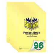 Spirax 147 Project Book 18mm Dotted Thirds 96 Page A4 [Pack 10]