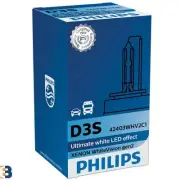 1x D3S Xenon PHILIPS White Vision gen2 HID Headlight Bulb 35W 42V 42403WHV2C1 (for: Porsche)