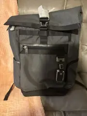 Tumi Birch Roll Top Laptop Travel Backpack Bag Carry-On in Heather Grey