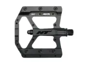 HT Components Stealth Black Flat Pedal AE05 Evo+ Mountain Bike MTB Pair 9/16"