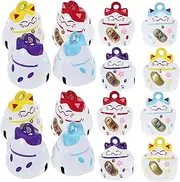 [Generic] 20pcs Luck Cat Charm Pendant Metal Lucky Cat Bells DIY Charms Pendant Bag Hanging Decor