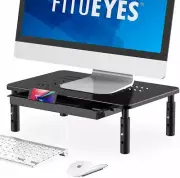 3 Height Adjustable Computer Stand Monitor Riser Laptop Printer Desktop Shelf AU