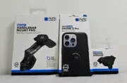 QUAD LOCK KIT iPHONE 13 Pro MAG Case, Dampener, Handlebar Mount Pro *EXPRESS*