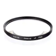 77mm +4 High Definition Close Up Macro Lens Sony Canon Nikon DSLR + FREE Pouch