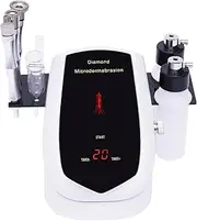 3 in 1 Diamond Microdermabrasion Dermabrasion Machine, Professional Exfoliating Face Skin Care Equipment with Micro Carving Pens, Glass Tubes and Vacuum Hoses for Personal Home Beauty Salon