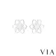【VIA】白鋼耳釘 白鋼耳環 原子耳釘/個性系列 原子造型白鋼耳釘(鋼色)