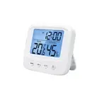 Digital LCD Multifunction Thermometer Indoor Temperature Sensor Humidity Meter