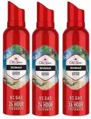 3X Old Spice Nomad Deodorant Body Spray–Long-Lasting Freshness, Bold Scent 140ml