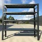 2.0M Metal Warehouse Racking Storage Garage Shelving Shelf Shelves - Matte Black