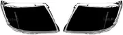 CLZCNQLX Transparent Headlight Lens Left Right Lampshade Protective Cover Compatible for Toyota Hilux Vigo AN10 AN20 AN30 Second Facelift 2012-2014
