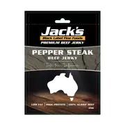 Jack's Black Label Premium Beef Jerky Pepper Steak 35g x 8