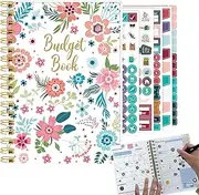 Weekly Budget Planner - Budget Organizer Planner, Undated Account Book, 9x7 Inch Bill Planner Notebook, Finance Planner Bill Organizers for Travel