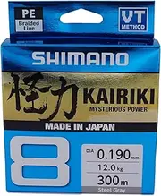 [SHIMANO] Kairiki 59WPLA68R1 8 300 Meters Light Grey Braided Fishing Line