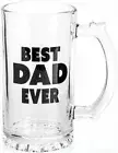 Best Dad Ever Beer Stein - Glass Beer Stein