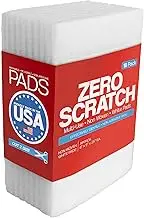 10 Pack of 6 x 9 White Non Scratch Non-Woven Pads for Buffing Cleaning Polishing and Multi Purpose Use in Your Home Workshop or DIY Garage Shop