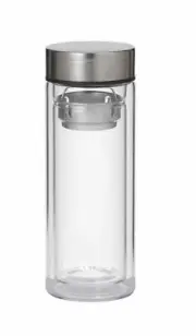 Leaf + Bean Glass Tea Infuser Flask 300ml