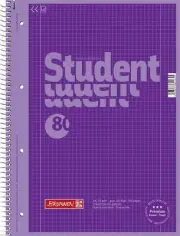 Spiral Notebook Purple Col. C