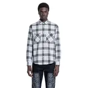 [AMIRI] Check flannel shirt Black&White