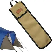Tent Pole Bag, Camping Tent Stakes Bag Handheld, Portable Tent Rod Bag Holder, Multi-Functional Tool Storage Bag for Camping Hiking