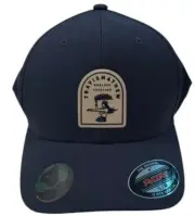 Travis Mathew Hula Girl Big Beach Golf Hat Blue Baseball Cap Flex Fit S/M