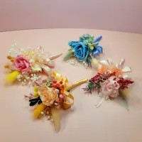 在飛比找蝦皮購物優惠-【安巧屋】胸花  婚禮胸花 永生玫瑰胸花 乾燥花胸花  典禮