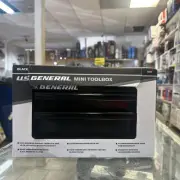 US General Mini Toolbox Black 2 Drawer SKU 72431 Harbor Freight NEW IN BOX!