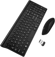 SECFOU Wireless Keyboard Mouse Set Low Profile 2.4g Technology Replace Old Broken Keyboards Mice