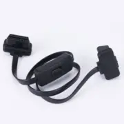 16 Pins OBD2 Male to Female Socket Plug ELM327 Diagnostic Extension Cable Lead
