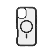 OtterBox Defender XT Clear Phone Case for iPhone 16 Plus - Dark Side (Clear/Black)
