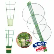 3 Rings Tomato Climbing Plant Support Garden Flowers Trellis Cage Stand HA