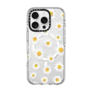 iPhone 16 Pro Clear Case MagSafe Compatible DAISIES