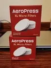 2x 200pc Aeropress XL Micro Filters Discs Coffee Maker NEW SEALED 2 PACK