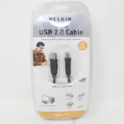 Belkin Printer/device Cord NEW SEALED Hi Speed USB 2.0 Cable 6' USB-A to USB-B
