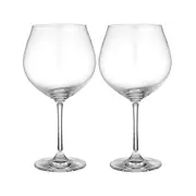 2pc Tempa Quinn 800ml Crystal Gin Glass Cocktail Drinking Glassware Cup Clear