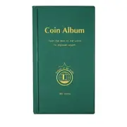 180 Pockets Coin Collecting Holders Book Album for Collectors - Coin Green