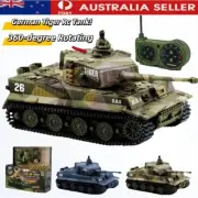 Kid Remote Control RC Battle Tank Toy Tiger Army Military Model Birthday Gift