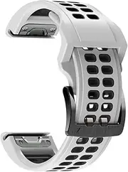 [RAYESS] 22mm Sport Silicone Watchband Strap For Garmin Fenix 6 6Pro 5 5 Plus 935 945 S60 Easy Fit Quick Release Smart Wirstband Bracelet