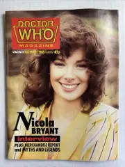 Doctor Who #119 December 1986 marvel magazine Nicola Bryant