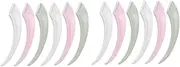 Ipetboom 2sets Eyebrow Trimmer Mini Razor for Eyebrows Comb Shavers Eyebrow Pencil Hair Clipper Wax Tangle Head Plucker Stainless Spatula Foldable Portable Grooming Stick Stainless 6pcs*2